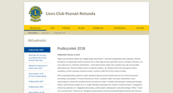 Desktop Screenshot of lionsclubpoznanrotunda.org