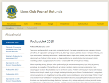 Tablet Screenshot of lionsclubpoznanrotunda.org